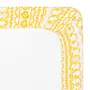 LENÇOL COM ELÁSTICO JR. 78 CM X 1,62 M X 18 CM FRÓ E FRÔ - AMARELO/ OFF WHITE - Foto 2
