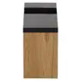 MESA DE CENTRO COM COMPARTIMENTO 80 CM X 20 CM PRANCHA - OAK TAMMI/PRETO - Foto 3