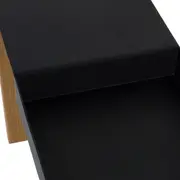 MESA DE CENTRO COM COMPARTIMENTO 80 CM X 20 CM PRANCHA - OAK TAMMI/PRETO - Foto 4