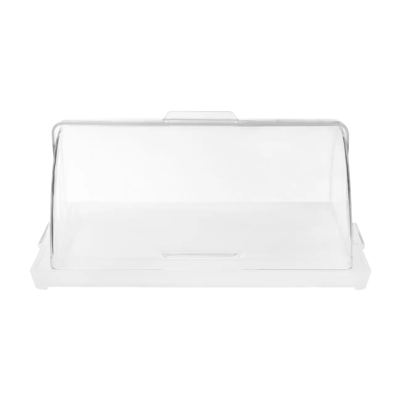 PORTA-PÃO PRATIC HOUSE - BRANCO TRANSLUCIDO/INCOLOR - Foto 1
