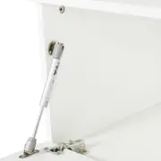 ANDAS RACK 2 PORTAS/ 2 GAVETAS 1,60 M X 42 CM - BRANCO/NOZES - Foto 7