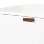 ANDAS RACK 2 PORTAS/ 2 GAVETAS 1,60 M X 42 CM - BRANCO/NOZES - Foto 8
