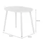 TUKIDS MESA INFANTIL 70 CM X 50 CM - BRANCO/BRANCO - Foto 5