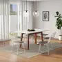 MESA DE JANTAR 1,60 M X 90 CM QUEST - NOZES/BRANCO - Foto 6