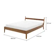 BASE DE CAMA QUEEN 1,58 M X 1,98 M HIPNOS - NOZES - Foto 10