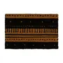 CAPACHO 40 CM X 60 CM MIREMBA - FIBRA CLARA/PRETO - Foto 1