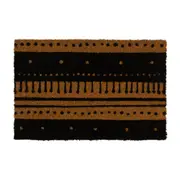 CAPACHO 40 CM X 60 CM MIREMBA - FIBRA CLARA/PRETO - Foto 1