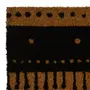 CAPACHO 40 CM X 60 CM MIREMBA - FIBRA CLARA/PRETO - Foto 2
