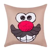 ALMOFADA 43 CM X 43 CM MR. POTATO HEAD - BEGE/VERMELHO - Foto 1