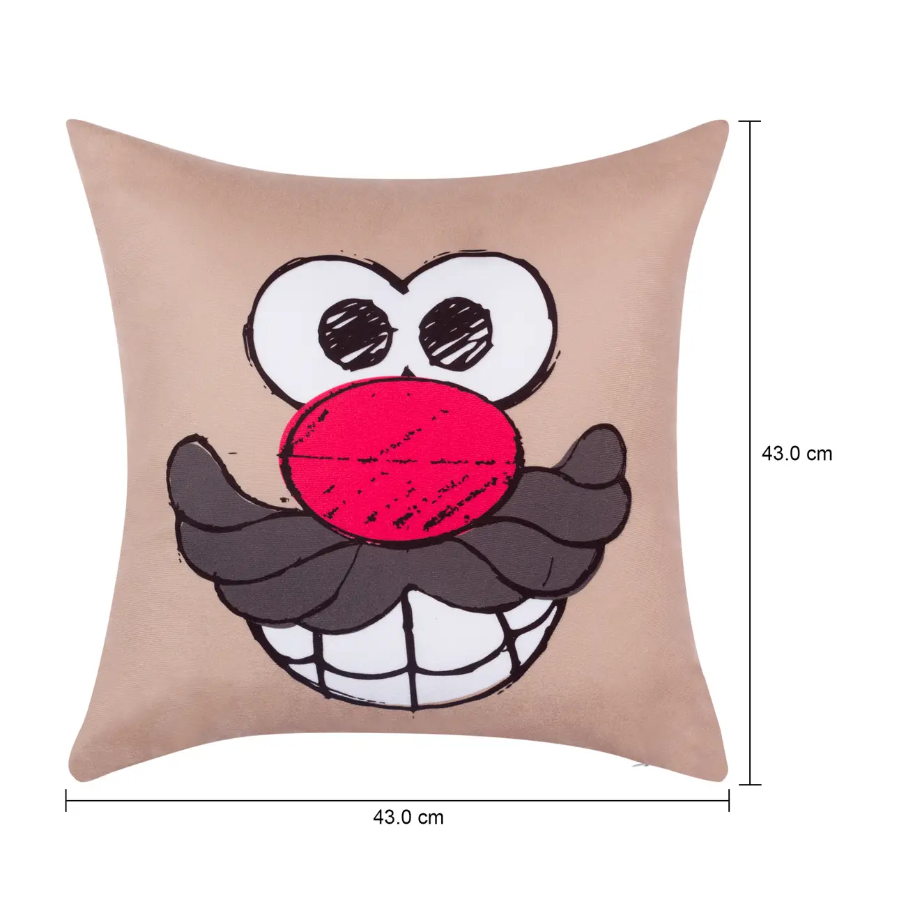 ALMOFADA 43 CM X 43 CM MR. POTATO HEAD - BEGE/VERMELHO - Foto 4