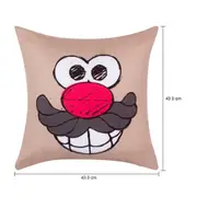 ALMOFADA 43 CM X 43 CM MR. POTATO HEAD - BEGE/VERMELHO - Foto 4