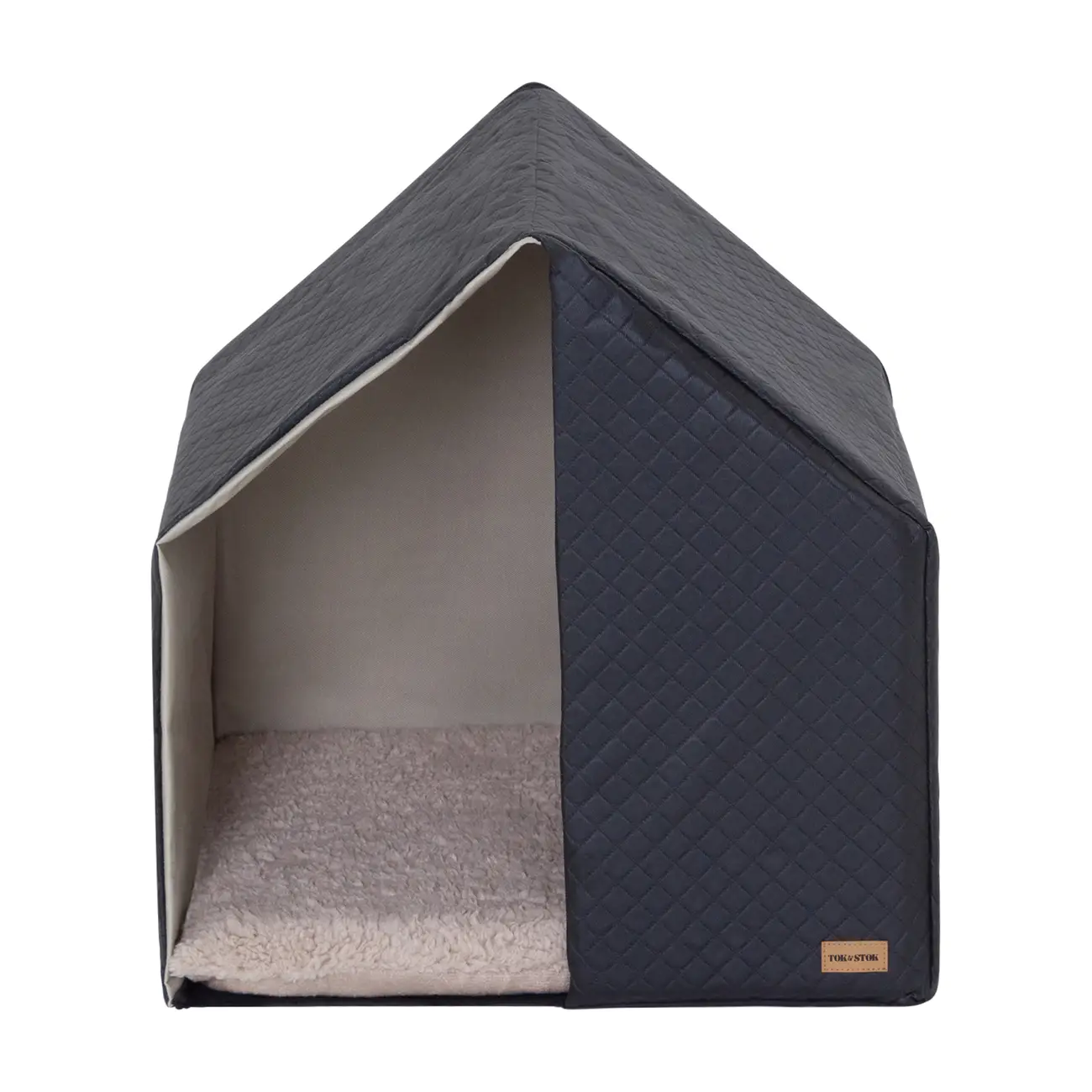 CASINHA PARA PET STUDIO - PRETO/CAMELO - Foto 1