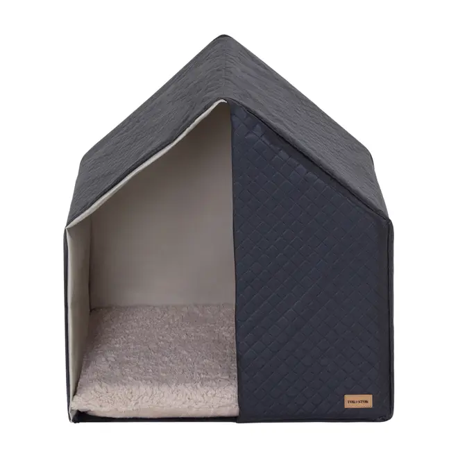 CASINHA PARA PET STUDIO - PRETO/CAMELO - Foto 1