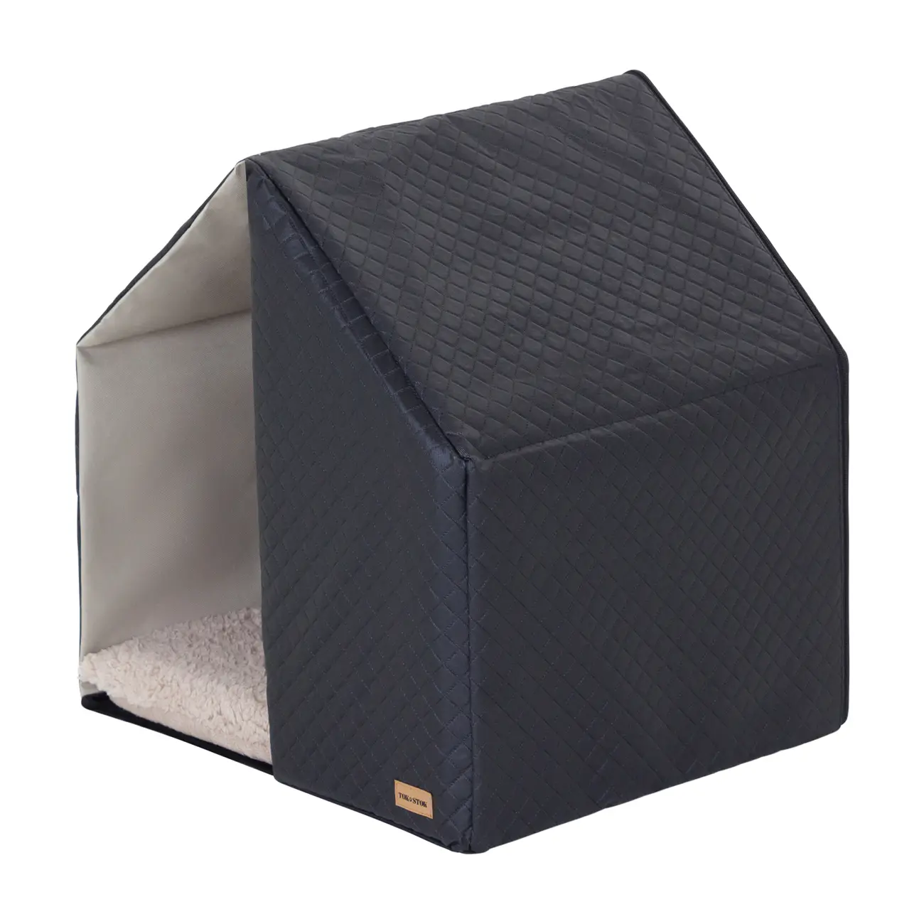 CASINHA PARA PET STUDIO - PRETO/CAMELO - Foto 2