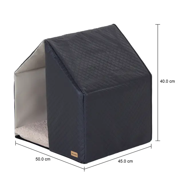 CASINHA PARA PET STUDIO - PRETO/CAMELO - Foto 7