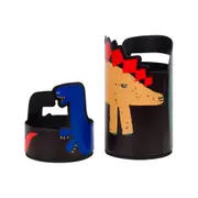 PORTA-LÁPIS PORTA-CLIPS BENTOSSAURO - PRETO/MULTICOR - Foto 4