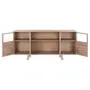 BUFFET 4 PORTAS 1,72 M X 44 CM MADEIRA DE SOL - CINZA WASHED/INCOLOR - Foto 3