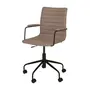 PRETO/BEGE - CADEIRA HOME OFFICE FENIKS