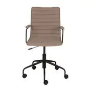 CADEIRA HOME OFFICE FENIKS - PRETO/BEGE - Foto 2