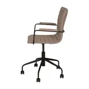 CADEIRA HOME OFFICE FENIKS - PRETO/BEGE - Foto 3