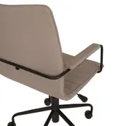 CADEIRA HOME OFFICE FENIKS - PRETO/BEGE - Foto 5