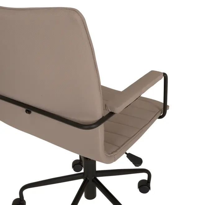 CADEIRA HOME OFFICE FENIKS - PRETO/BEGE - Foto 5