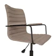 CADEIRA HOME OFFICE FENIKS - PRETO/BEGE - Foto 6