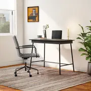 CADEIRA HOME OFFICE FENIKS - PRETO/CINZA - Foto 10