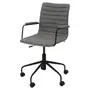 PRETO/CINZA - CADEIRA HOME OFFICE FENIKS