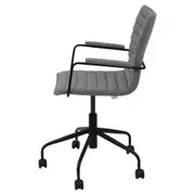 CADEIRA HOME OFFICE FENIKS - PRETO/CINZA - Foto 3
