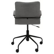 CADEIRA HOME OFFICE FENIKS - PRETO/CINZA - Foto 8