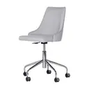 CROMADO/CINZA - CADEIRA HOME OFFICE DANDY