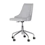 CROMADO/CINZA - CADEIRA HOME OFFICE DANDY