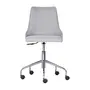 CADEIRA HOME OFFICE DANDY - CROMADO/CINZA - Foto 2