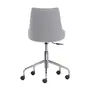 CADEIRA HOME OFFICE DANDY - CROMADO/CINZA - Foto 4