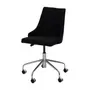 CROMADO/PRETO - CADEIRA HOME OFFICE DANDY