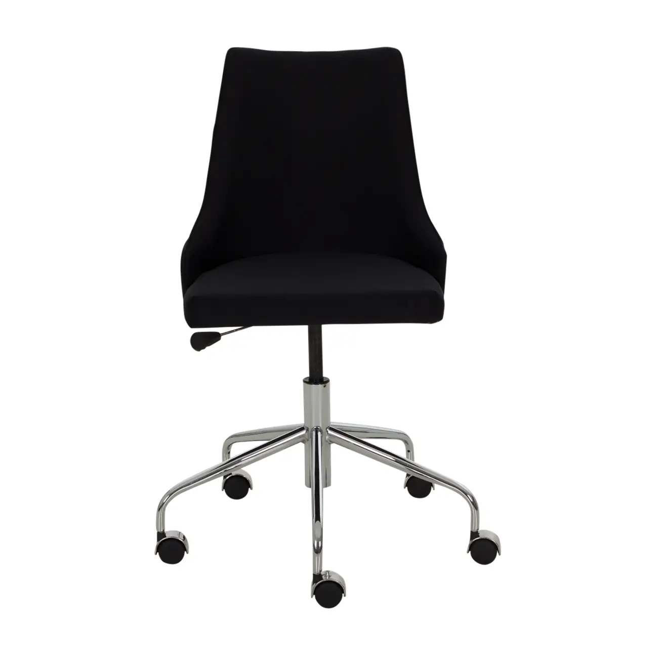 CADEIRA HOME OFFICE DANDY - CROMADO/PRETO - Foto 2
