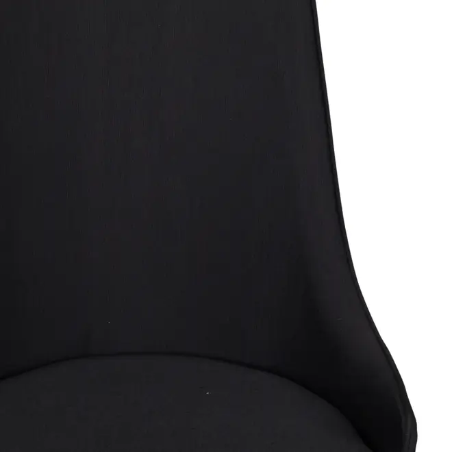 CADEIRA HOME OFFICE DANDY - CROMADO/PRETO - Foto 4