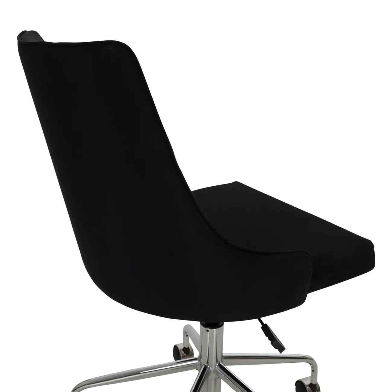 CADEIRA HOME OFFICE DANDY - CROMADO/PRETO - Foto 5