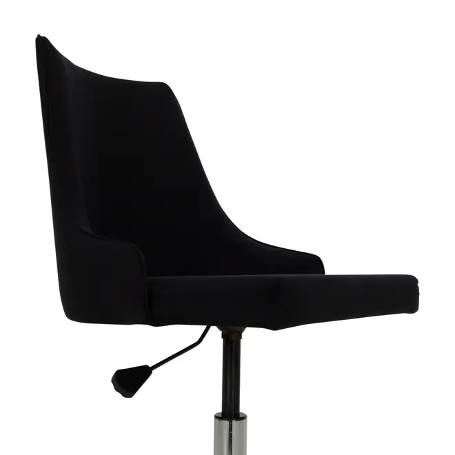 CADEIRA HOME OFFICE DANDY - CROMADO/PRETO - Foto 6