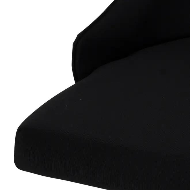 CADEIRA HOME OFFICE DANDY - CROMADO/PRETO - Foto 7