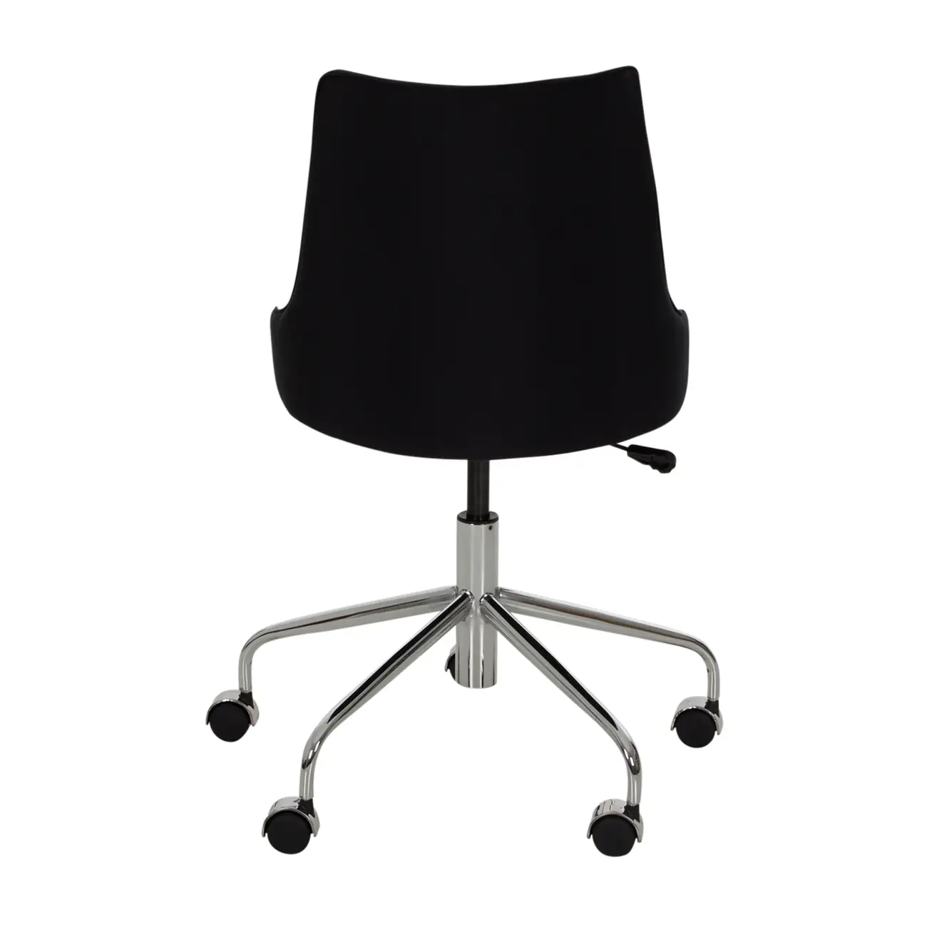 CADEIRA HOME OFFICE DANDY - CROMADO/PRETO - Foto 8