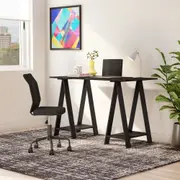 CADEIRA HOME OFFICE INMESH - PRETO/PRETO - Foto 7