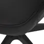 CAPSLOCK CADEIRA EXECUTIVA - PRETO/PRETO - Foto 7
