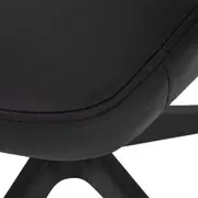 CAPSLOCK CADEIRA EXECUTIVA - PRETO/PRETO - Foto 7