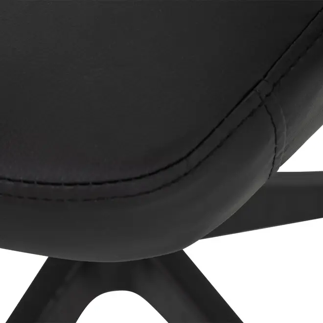 CAPSLOCK CADEIRA EXECUTIVA - PRETO/PRETO - Foto 7
