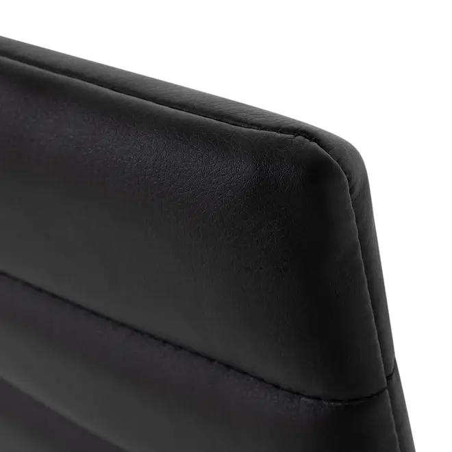 CAPSLOCK CADEIRA EXECUTIVA - PRETO/PRETO - Foto 8