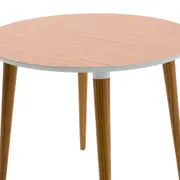 MESA DE JANTAR REDONDA 90 CM BRUNCH - FREIJÓ/FREIJÓ - Foto 3