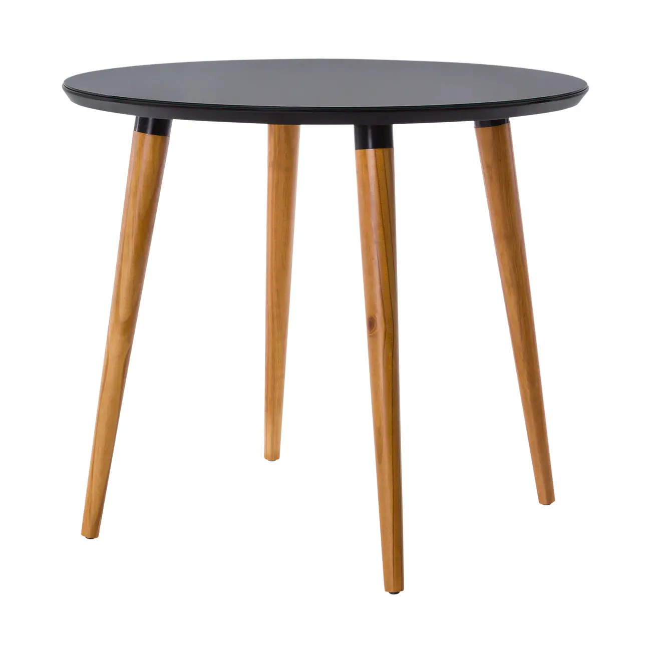 MESA REDONDA 90 CM JADE - NOZES/PRETO - Foto 2