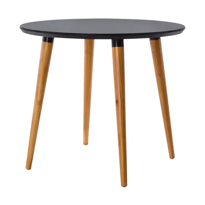 MESA REDONDA 90 CM JADE - NOZES/PRETO - Foto 2